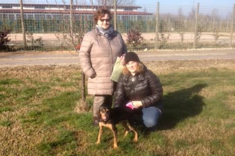 Gigia con la sua famiglia